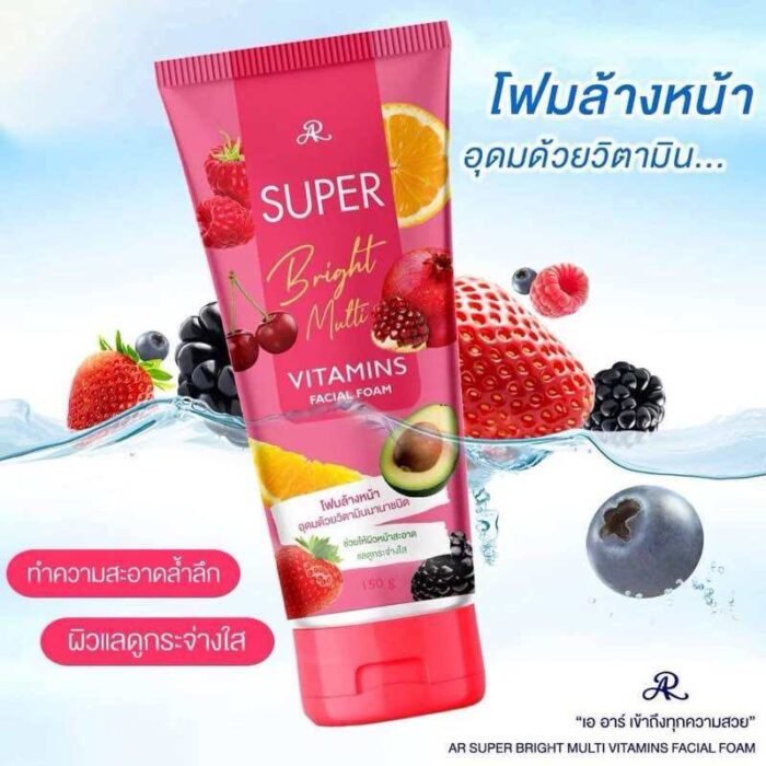 AR Super Bright Multi Vitamins Facial Foam AR Super Bright Multi Vitamins Facial Foam