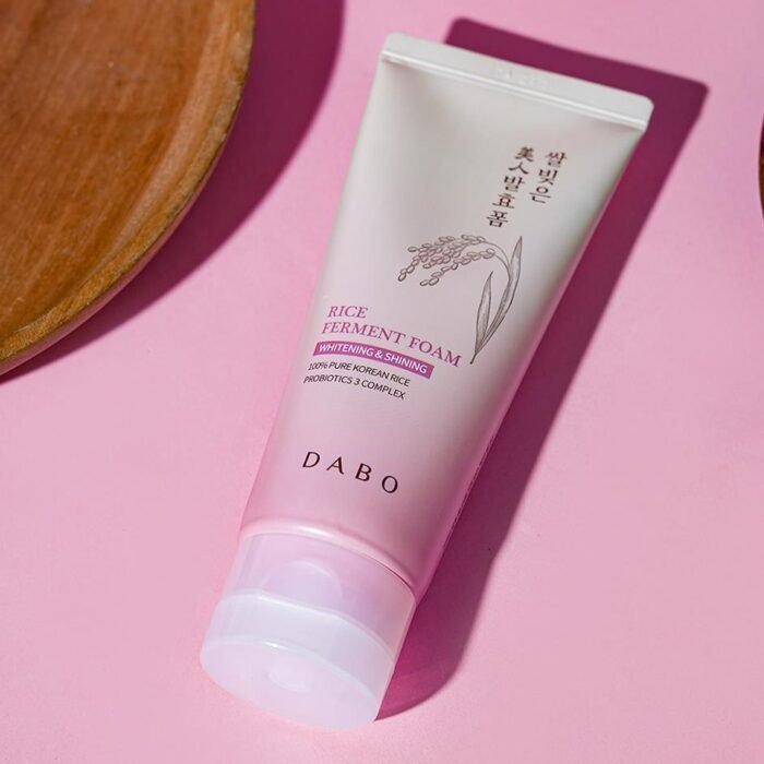 Dabo Whitening & Shining Rice Ferment Foam Face Wash