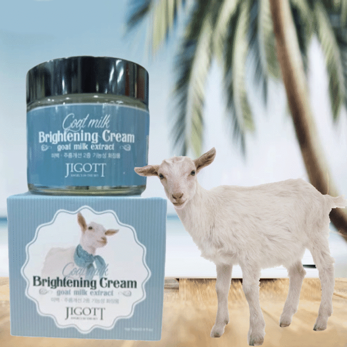 Jigott Goat Milk Extract Brightening Cream