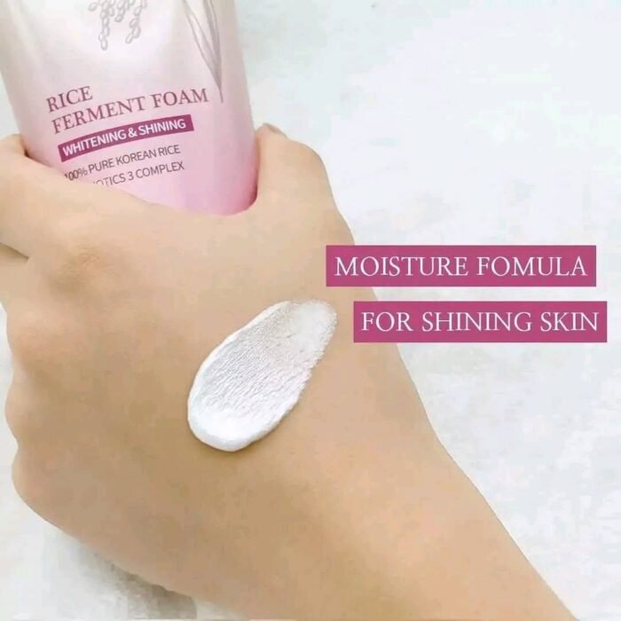 Dabo Whitening & Shining Rice Ferment Foam Face Wash