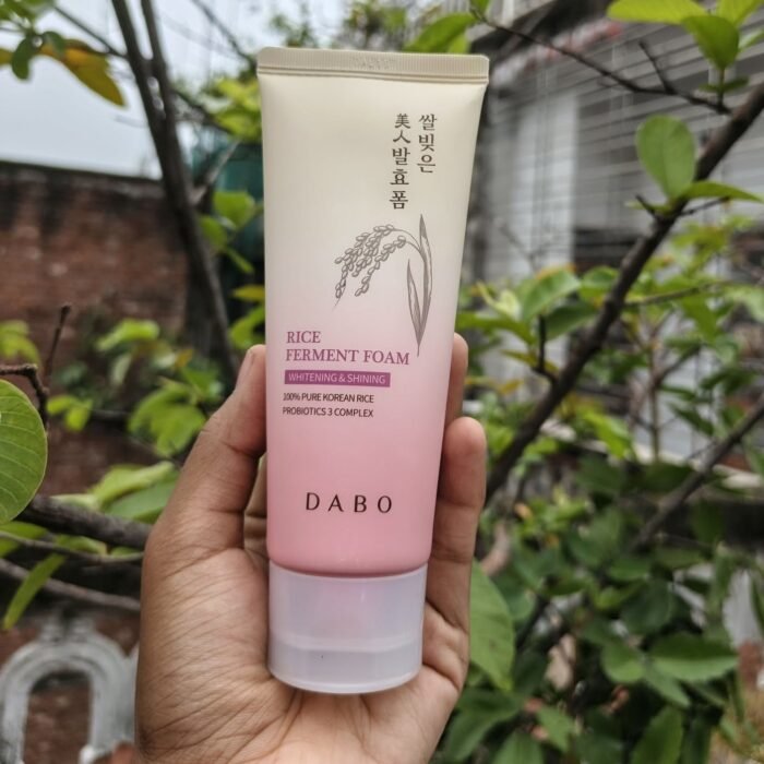 Dabo Whitening & Shining Rice Ferment Foam Face Wash