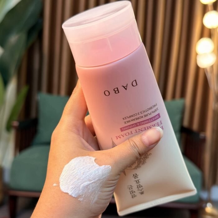 Dabo Whitening & Shining Rice Ferment Foam Face Wash