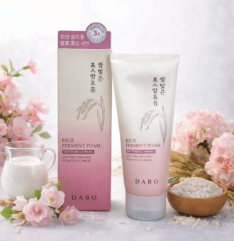 Dabo Whitening & Shining Rice Ferment Foam Face Wash