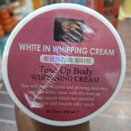 White In Whipping Cream Tone Up Body Whitening Cream