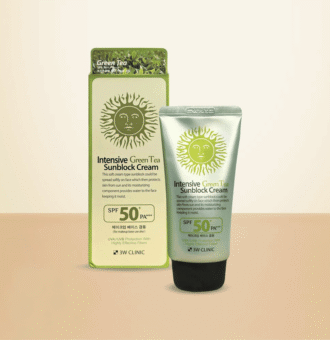3W Clinic Intensive Green Tea Sunblock Cream