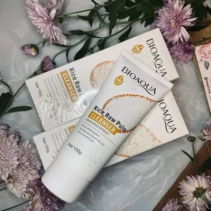 Bioaqua Rice Raw Pulp Facial Cleanser