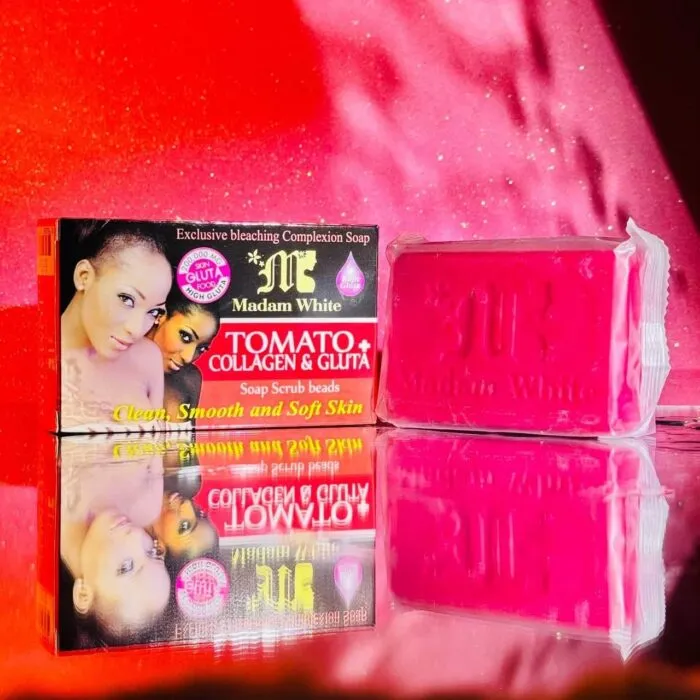 Madam White Tomato Collagen & Gluta Soap