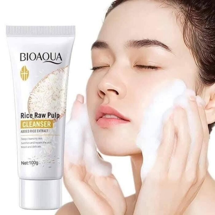 Bioaqua Rice Raw Pulp Facial Cleanser