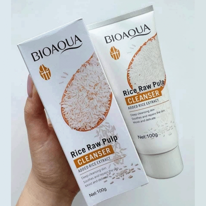 Bioaqua Rice Raw Pulp Facial Cleanser