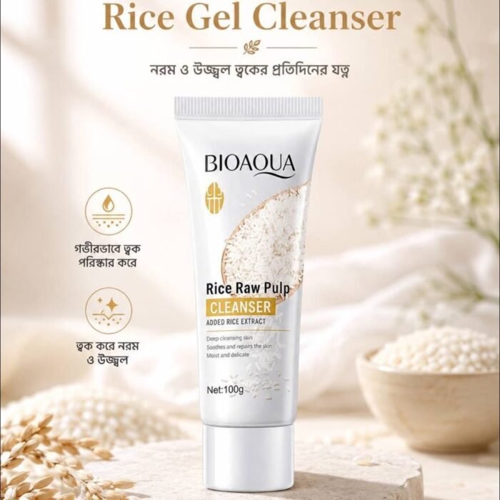 Bioaqua Rice Raw Pulp Facial Cleanser