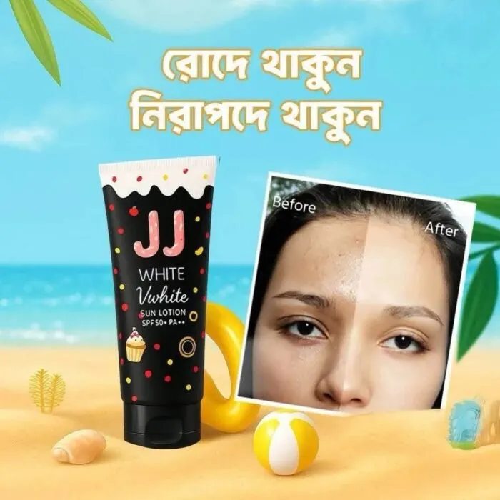 JJ White White Sun Lotion SPF 50 PA+++
