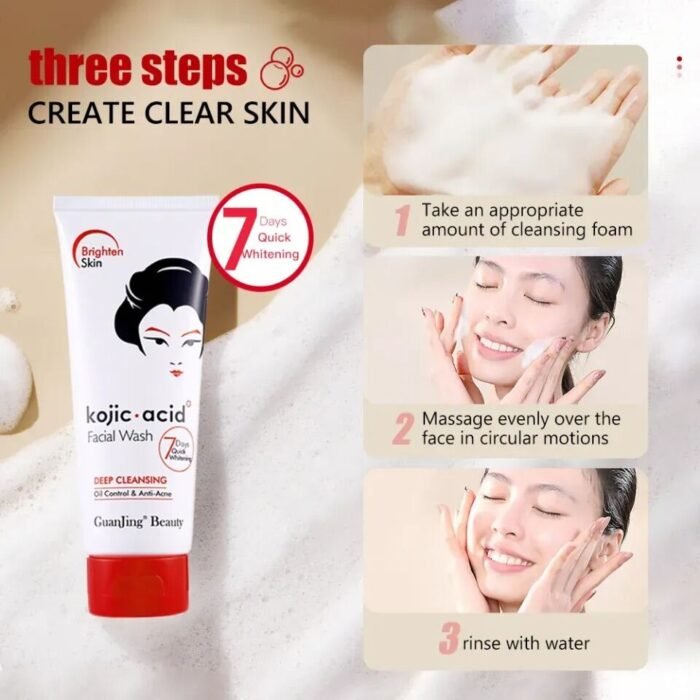 GUANJING BEAUTY Kojic Acid Facial Wash